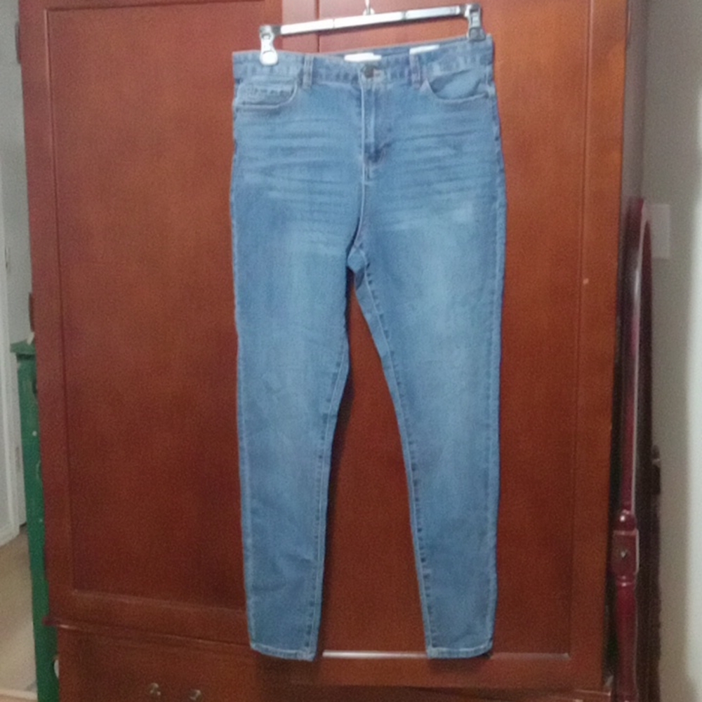 True-Craft High Rise Skinny Blue Jeans